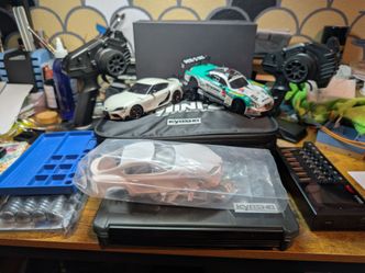 Kyosho Mini-Z GR supra, rare Petronas Toms Lexus, upgrades and tools