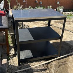 36” x 34” Metal work table