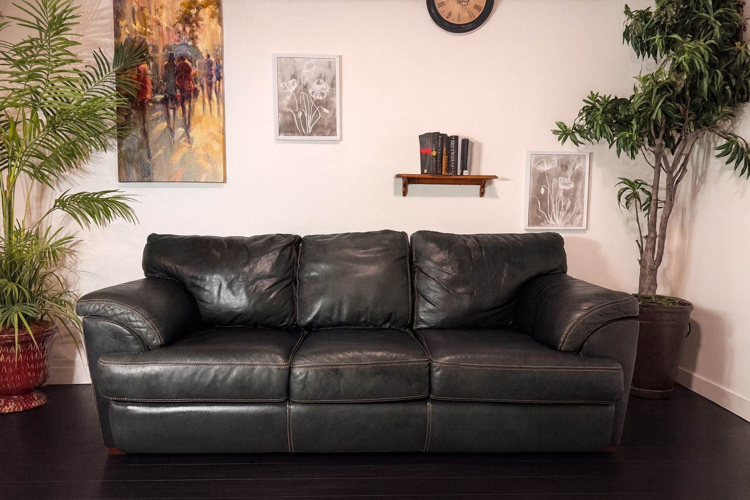 Top Grain Leather Sofa