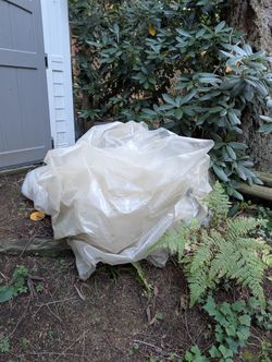 Greenshouse UV Resistant Plastic. 18* 40 Roughly