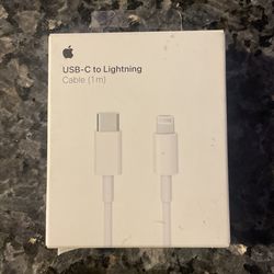 Original iPhone USB-C Cable To Lightning (1m)