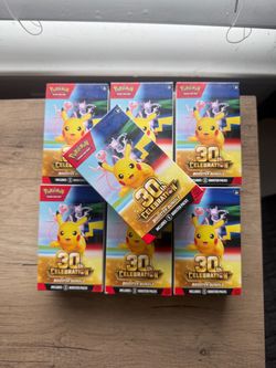 Pokemon 30th anniversary booster bundles