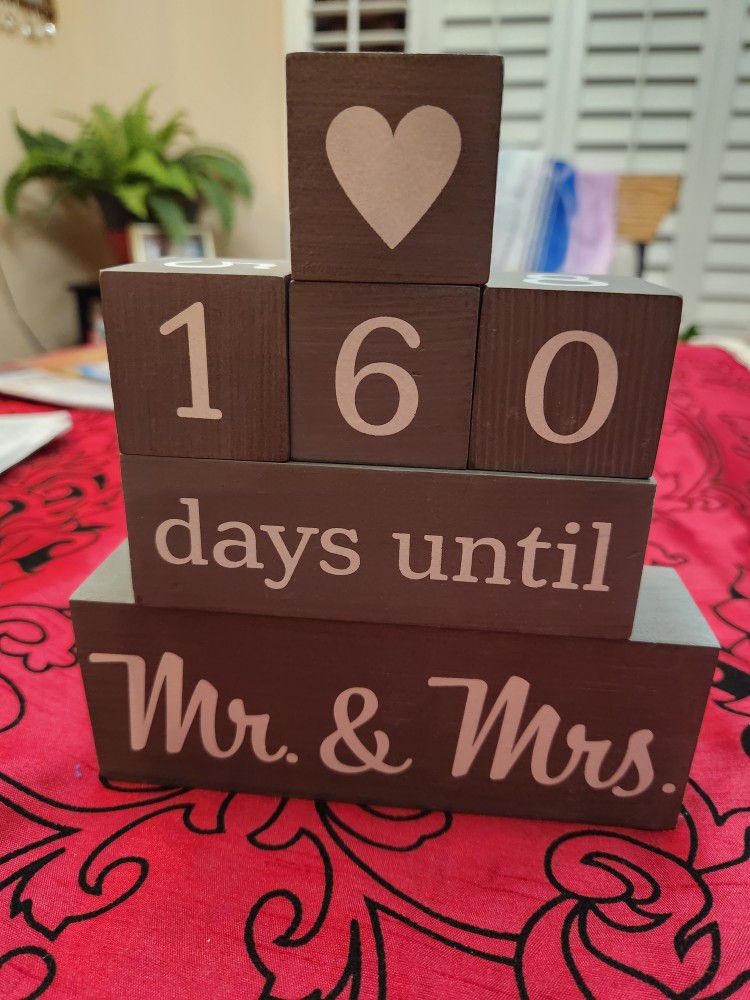 Wedding Countdown Blocks