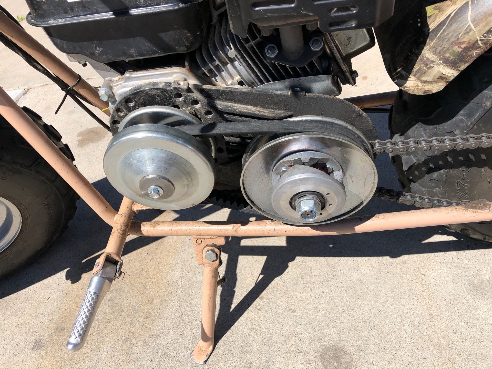 Coleman Mini Bike CT200U EX Predator 212 Swap with Torque Convertor