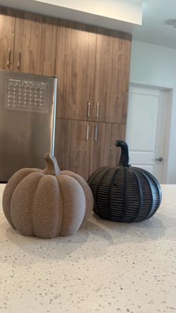 Decorative Pumpkin Set of 2