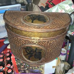 Asian Inspired Home Decor Large Container