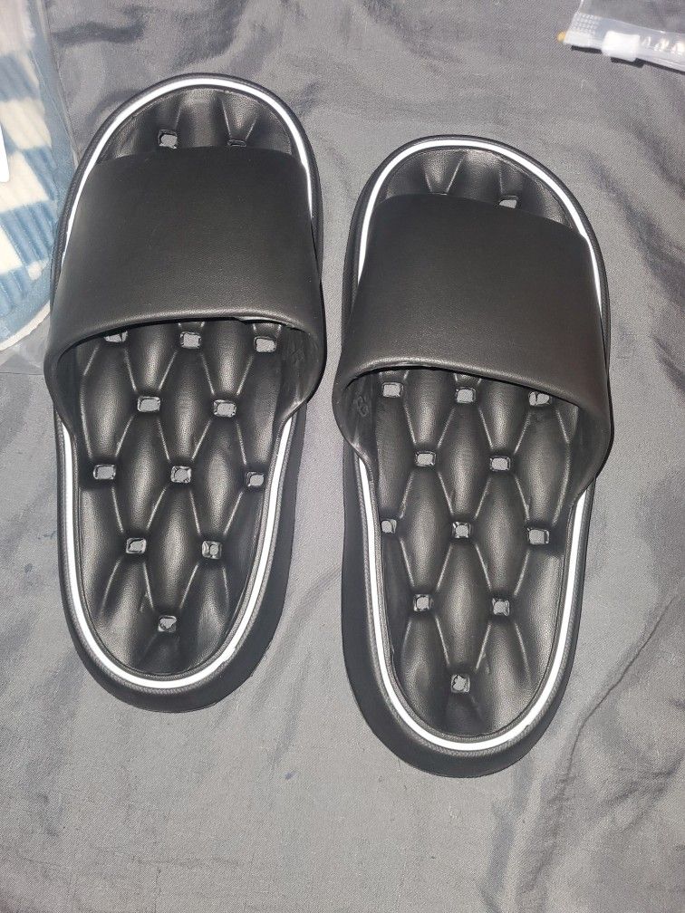 Variety Of Shoes And Slippers