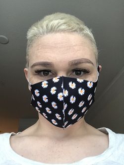 Design face mask washable and reusable