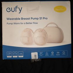 eufy Heated Wearable Breast Pump S1, Electric Hands-Free Breast Pump with Industry-Leading HeatFlow™ Tech