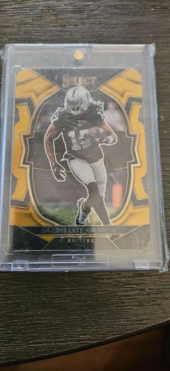 2022 PANINI SELECT GOLD DIE CUT DAVANTE ADAMS #17 4/10