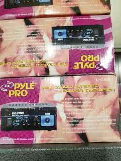 Stereo power amplifier 2x40