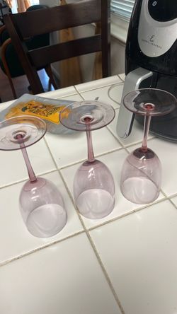 Vintage Arlecchini Belco pink wine crystal