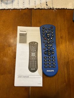 Philips Universal Remote Control with Manual