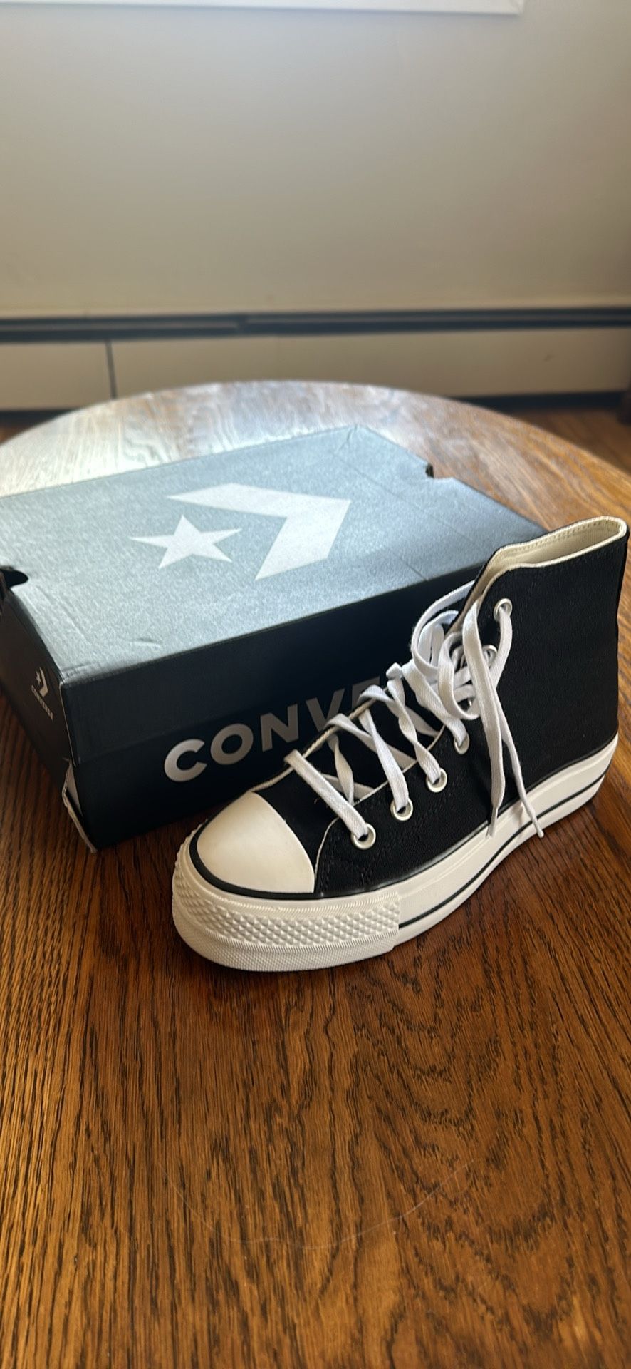 Black Platform Converse