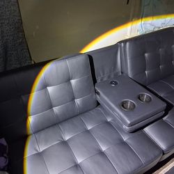 Folding sofa recliner