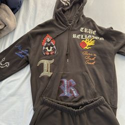 True Religion Hoodie And Sweatpants 