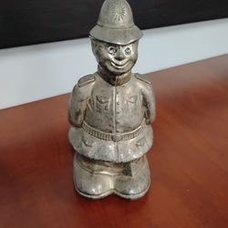 Vintage Bobby Police Offer 1960 Silver plated Rare Find