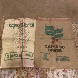 Coffee Burlap Bags (Colombia & Brazil)