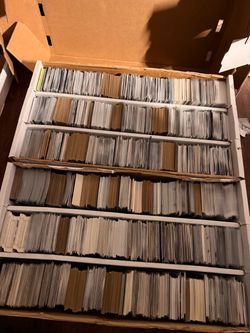 Thousands of sports cards boxes