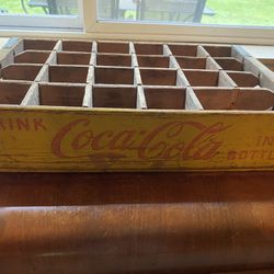 Vintage Antique Coca Cola Crate 