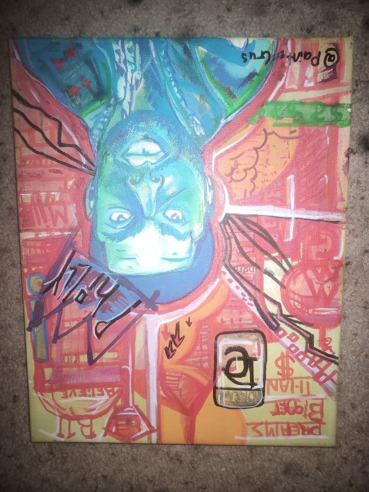 Rare Classic Hip Hop Dreamchasers Meek mill Rock Ross Painting