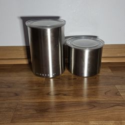 Airscape Airtight Coffee Canister – Stainless Steel (Large)