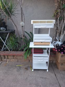 Tall and narrow desk