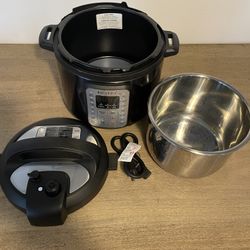 Instant Pot Viva 9-in-1 Multi-Use Pressure Cooker – 6 Quart (Black Stainless Steel)