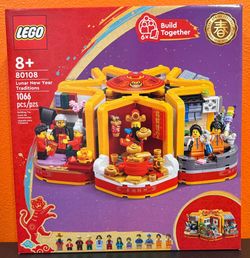 LEGO Lunar New Year Traditions #80108 New Sealed Box