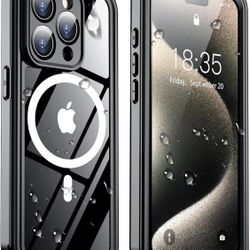Temdan Magnetic iPhone 15 Pro Max Case – Waterproof + MagSafe (Brand New)