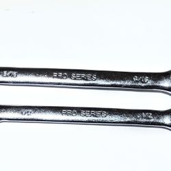 Lot of 2 Ratchet open wrench 9/16--1/2