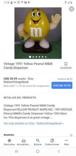 Vintage M&M Candy Dispenser
