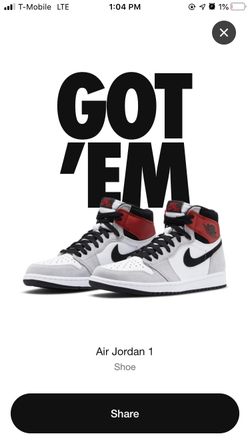 Air Jordan 1 Retro High Smoke Grey