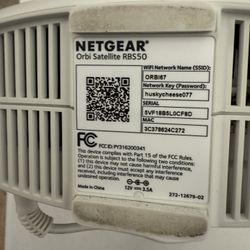 Netgear Orbi Mesh wifi system- Router and Satellites