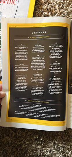 National Geographic 2025 January and March