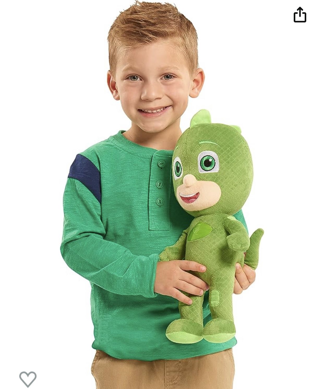 PJ Masks Sing & Talk Gekko Plush