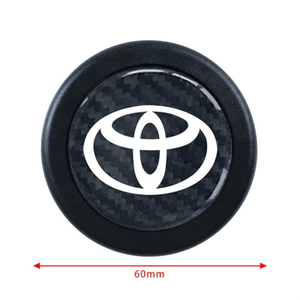 Brand New Universal Toyota Car Horn Button Black Steering Wheel Horn Button Center Cap