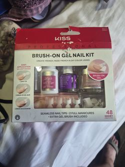Kiss brush on gel manicure kit