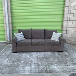 Living Spaces Couch Sofa 3 Seater