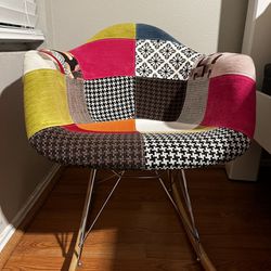 Multi-Print/Colored Rocking Chair 
