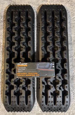 Traction boards with mounting hardware