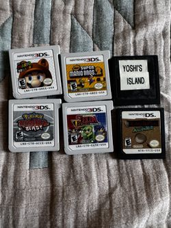 Six 3DS Games For Sale Individually Or All Togetherr