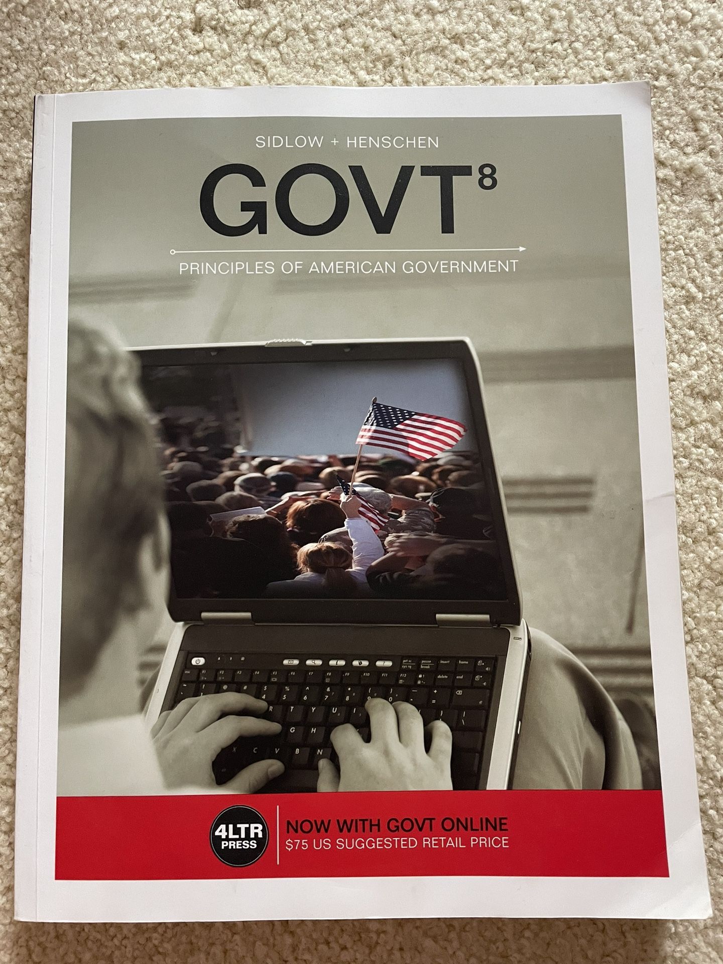 Govt 8 Principles of American Government ISBN 1-(contact info removed)1-1