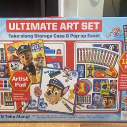 Paw Patrol Giant Coloring Set With Easel