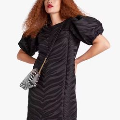 Kate Spade Bold Zebra Jacquard Dress Size 10