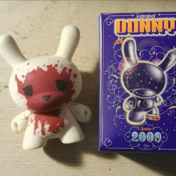 RARE 3" Luke Chueh Bloody Bear Dunny