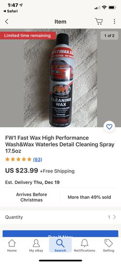 FW1 - Fastwax.com Cleaning Wax - 17.5 oz.