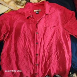 Hawaii Jack's Cafe Dress Shirt ~ Size XL ~ Like New 