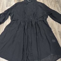 Sheet Black Maternity Shirt