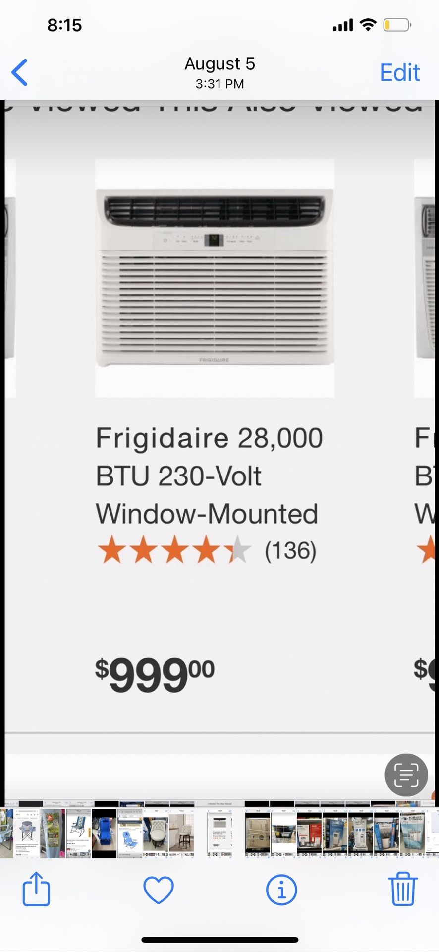 Aire Acondicionado 28000btu